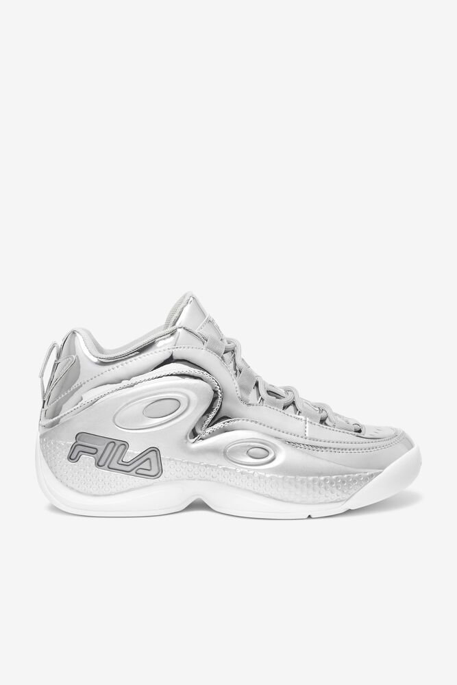 Fila Sneakers Grant Hill 3 Metallic Mens Silver - India CTK-167524